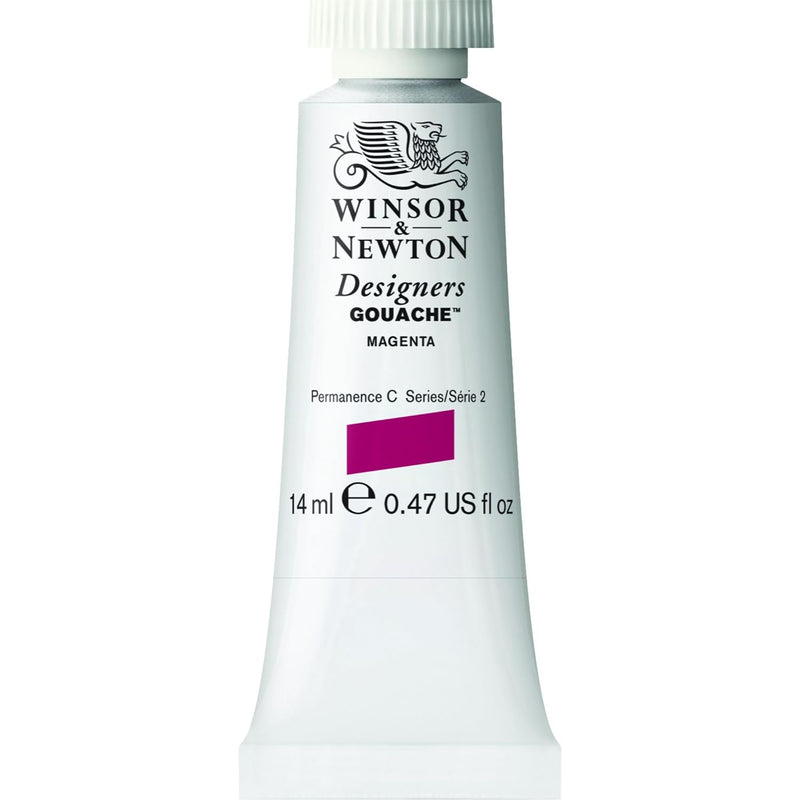 WINSOR & NEWTON DESIGNERS GOUACHE COLOUR 14 ML SR 2 MAGENTA (605380)