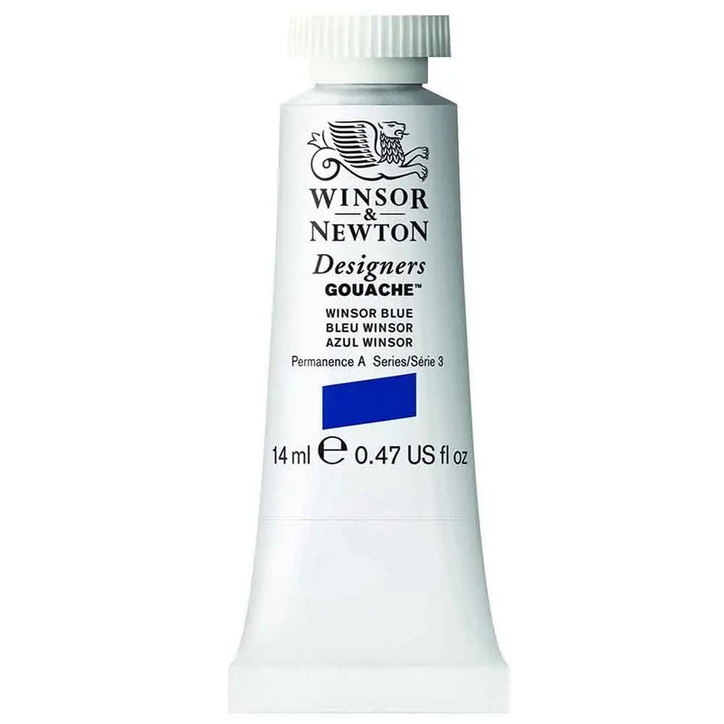 WINSOR & NEWTON DESIGNERS GOUACHE COLOUR 14 ML SR 3 WINSOR BLUE (605706)