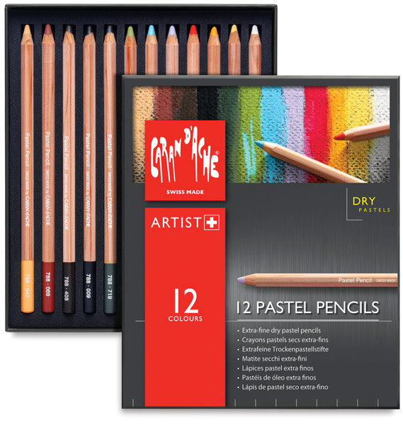 CARAN DACHE PASTEL PENCIL SET OF 12 (788.312)