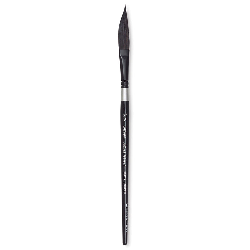 SILVER BRUSH STRIPER BLACK VELVET NO 3/8- (3012S)