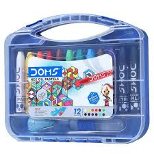 DOMS OIL PASTEL HEXAGOAN SET OF 12 (8414)