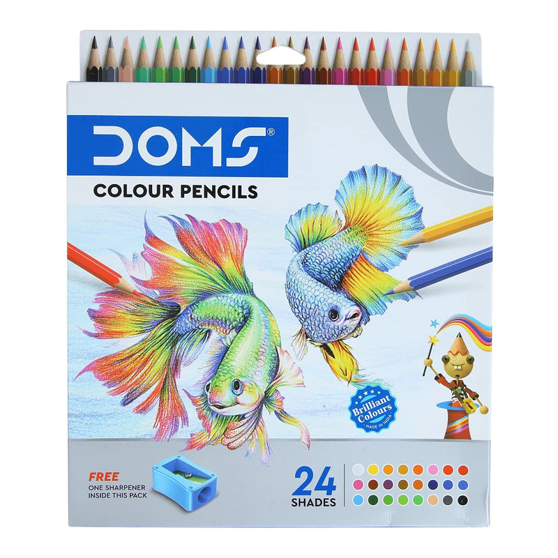 DOMS COLOUR PENCIL SET OF 24 (3446)