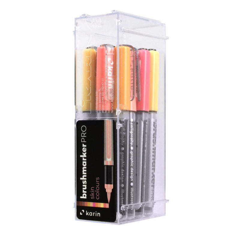 KARIN PRO BRUSH MARKER SKIN COLOUR SET OF 12 (27C5)