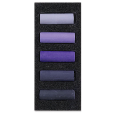 REMBRANDT SOFT PASTEL HALF STICK SET OF 5 DEEP VIOLETS (31820522)