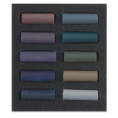 REMBRANDT SOFT PASTEL HALF STICK SET OF 10 DARK SHADES (31821008)