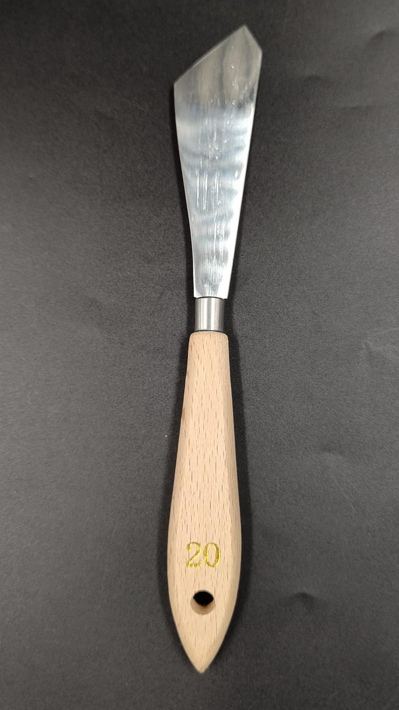 HSM WOOD HANDLE PAINTING KNIFE NO 20