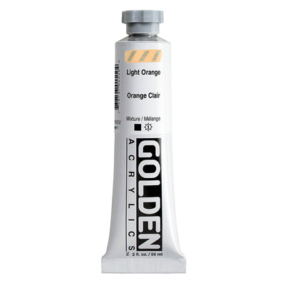 GOLDEN HEAVY BODY ACRYLIC COLOUR 59 ML SR 4 LIGHT ORANGE (0001575-2)