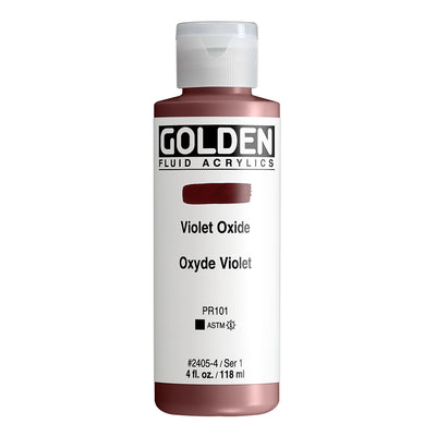 GOLDEN FLUID ACRYLIC COLOUR 118 ML SR 1 VIOLET OXIDE (0002405-4)