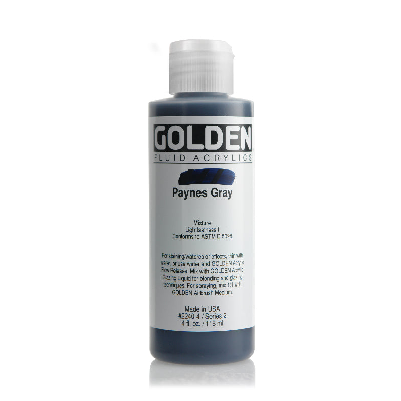 GOLDEN FLUID ACRYLIC COLOUR 118 ML SR 2 PAYNES GRAY (0002240-4)