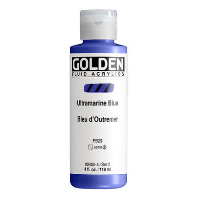 GOLDEN FLUID ACRYLIC COLOUR 118 ML SR 2 ULTRAMARINE BLUE (0002400-4)