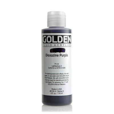 GOLDEN FLUID ACRYLIC COLOUR 118 ML SR 6 DIOXAZINE PURPLE (0002150-4)