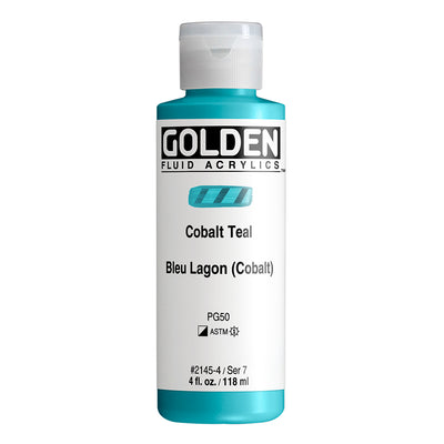 GOLDEN FLUID ACRYLIC COLOUR 118 ML SR 7 COBALT TEAL (0002145-4)