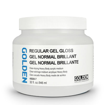 GOLDEN ACRYLIC MEDIUM 946 ML REGULAR GEL GLOSS (0003020-7)