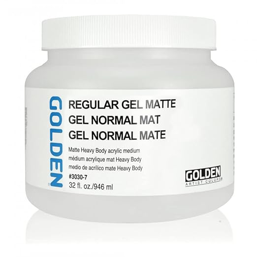 GOLDEN ACRYLIC MEDIUM 946 ML REGULAR GEL MATTE (0003030-7)