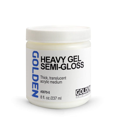 GOLDEN ACRYLIC MEDIUM 237 ML HEAVY GEL SEMI GLOSS (0003070-5)