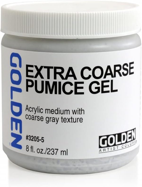 GOLDEN ACRYLIC MEDIUM 237 ML EXTRA COARSE PUMICE GEL (0003205-5)