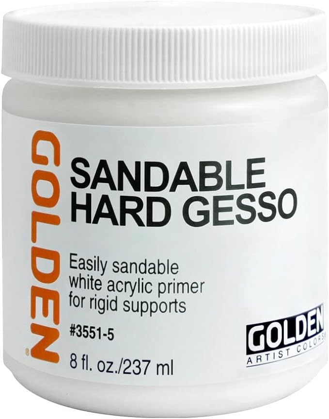 GOLDEN ACRYLIC MEDIUM 237 ML SANDABLE HARD GESSO (0003551-5)