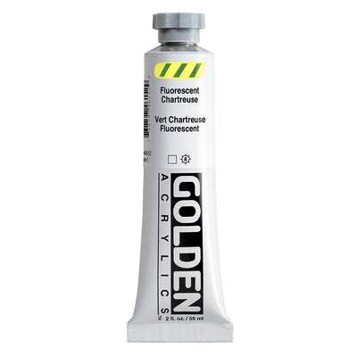 GOLDEN HEAVY BODY ACRYLIC COLOUR 59 ML SR 5 FLUORESCENT CHARTREUSE (0004615-2)