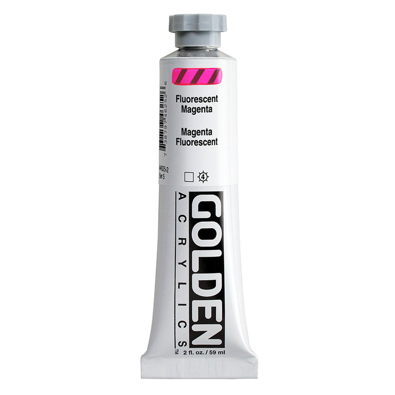 GOLDEN HEAVY BODY ACRYLIC COLOUR 59 ML SR 5 FLUORESCENT MAGENTA (0004625-2)