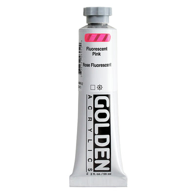 GOLDEN HEAVY BODY ACRYLIC COLOUR 59 ML SR 5 FLUORESCENT PINK (0004645-2)