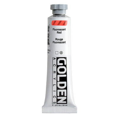 GOLDEN HEAVY BODY ACRYLIC COLOUR 59 ML SR 5 FLUORESCENT RED (0004650-2)