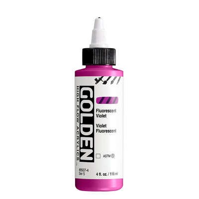 GOLDEN HIGH FLOW ACRYLIC COLOUR 118 ML SR 5 FLOURESCENT VIOLET (0008507-4)