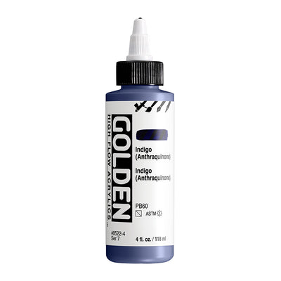 GOLDEN HIGH FLOW ACRYLIC COLOUR 118 ML SR 7 INDIGO-ANTHRAQUINONE (0008522-4)