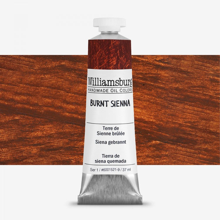 Williamsburg Oil Colour 37 ML SR 1 Burnt Sienna (6001521-9)