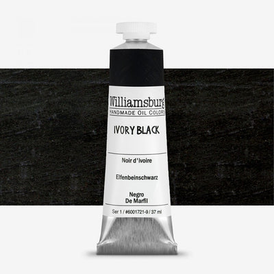 Williamsburg Oil Colour 37 ML SR 1 Ivory Black (6001721-9)