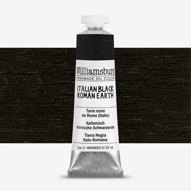 Williamsburg Oil Colour 37 ML SR 3 Italian Black Roman Earth (6000022-9)