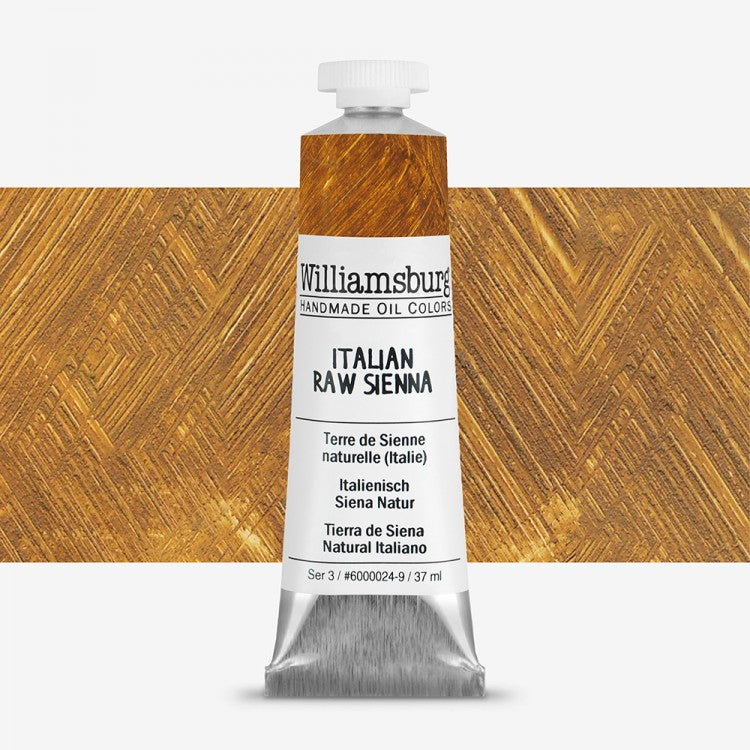 Williamsburg Oil Colour 37 ML SR 3 Italian Raw Sienna (6000024-9)