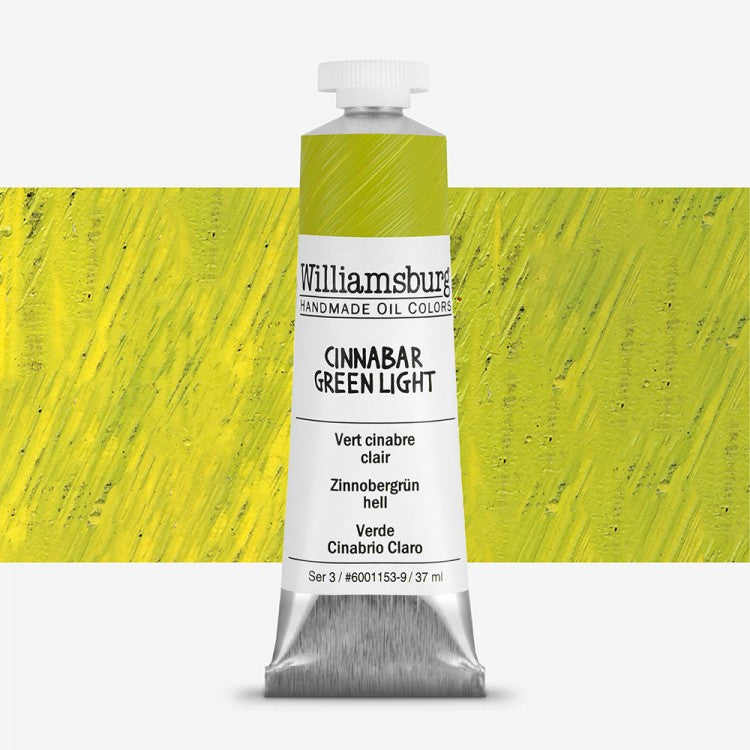 Williamsburg Oil Colour 37 ML SR 3 Cinnabar Green Light (6001153-9)