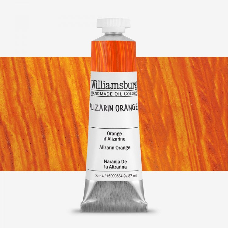 Williamsburg Oil Colour 37 ML SR 4 Alizarin Orange (6000534-9)