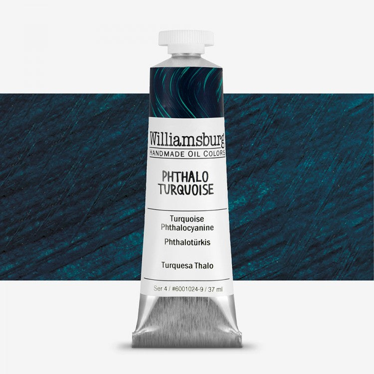 Williamsburg Oil Colour 37 ML SR 4 Phthalo Turquoise (6001024-9)