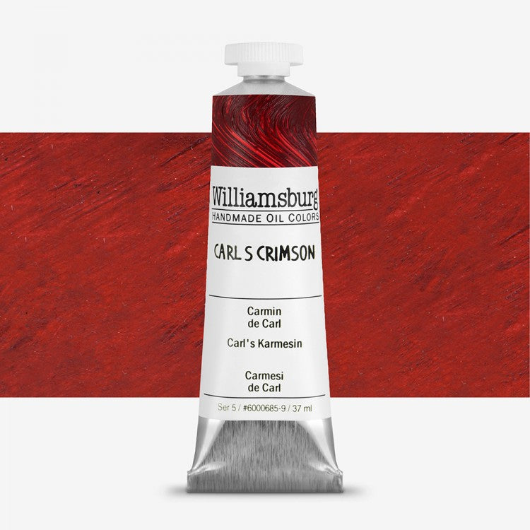 Williamsburg Oil Colour 37 ML SR 5 Carls Crimson (6000685-9)