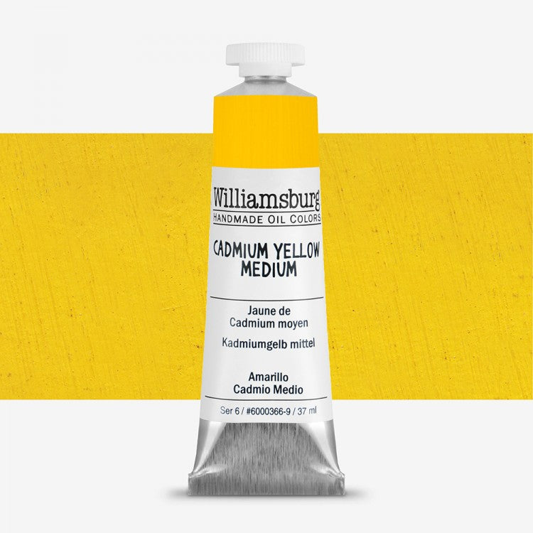 Williamsburg Oil Colour 37 ML SR 6 Cadmium Yellow Medium (6000366-9)