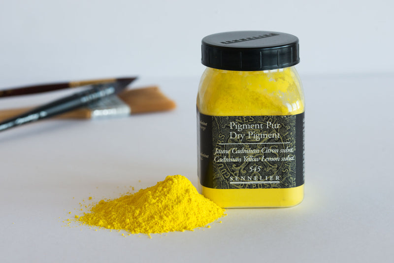 SENNELIER DRY PIGMENT CADMIUM YELLOW LEMON SUBST 140 GRAMS (545)