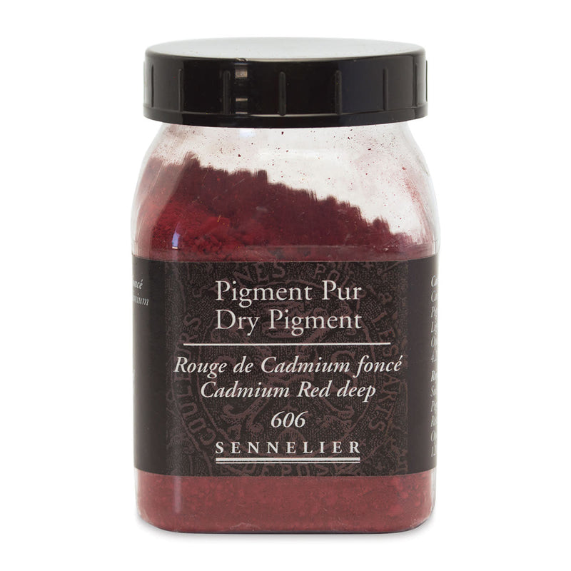 SENNELIER DRY PIGMENT CADMIUM RED DEEP 120 GRAMS (606)