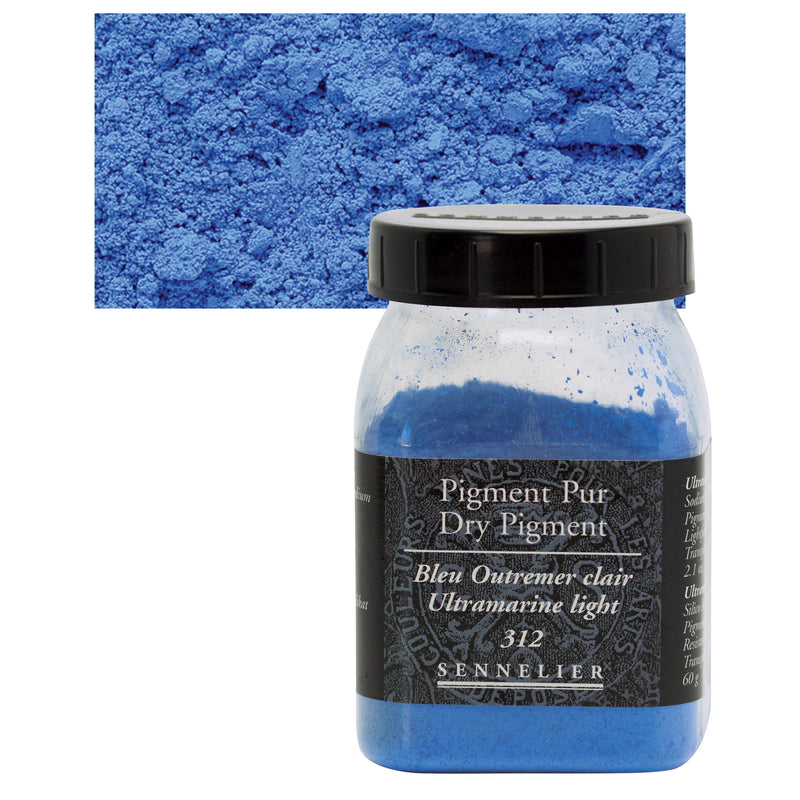 SENNELIER DRY PIGMENT ULTRAMARINE LIGHT 60 GRAMS (312)