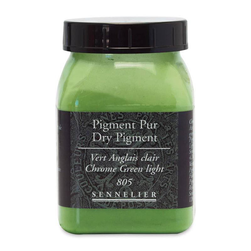 SENNELIER DRY PIGMENT CHROME GREEN LIGHT 120 GRAMS (805)