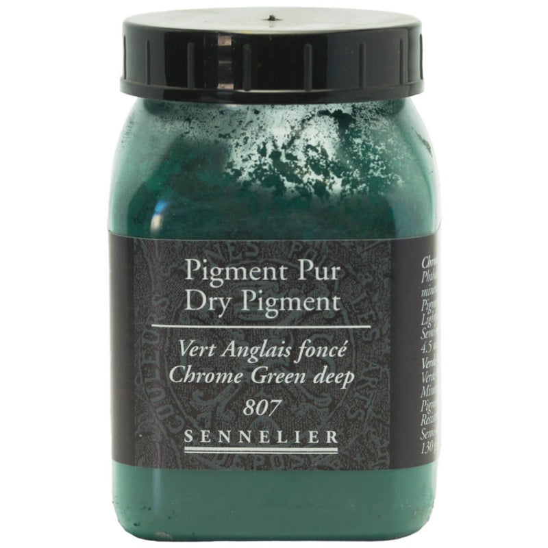 SENNELIER DRY PIGMENT CHROME GREEN DEEP 130 GRAMS (807)