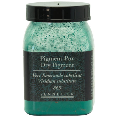 SENNELIER DRY PIGMENT VIRIDIAN SUBST 170 GRAMS (869)