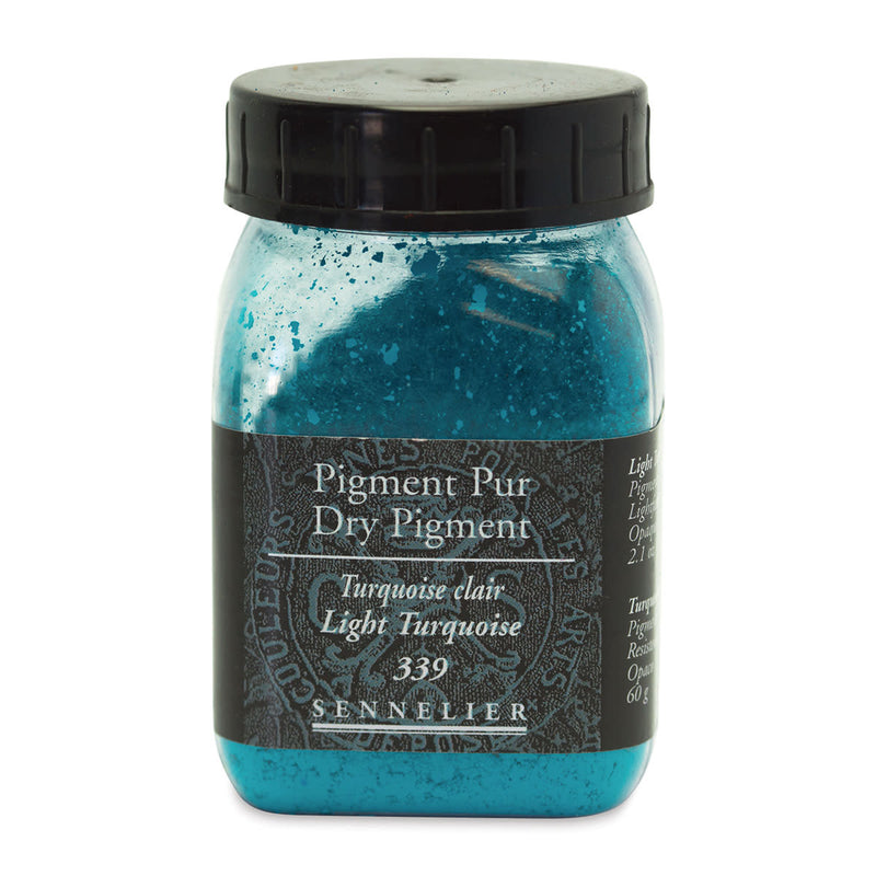 SENNELIER DRY PIGMENT LIGHT TURQUOISE 60 GSM (339)