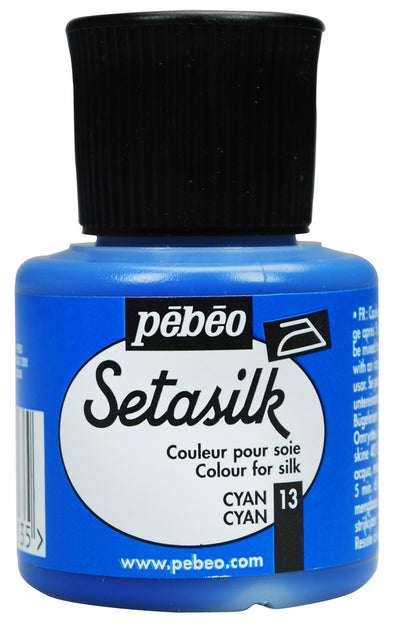 PEBEO SETASILK COLOUR 45 ML CYAN (13)