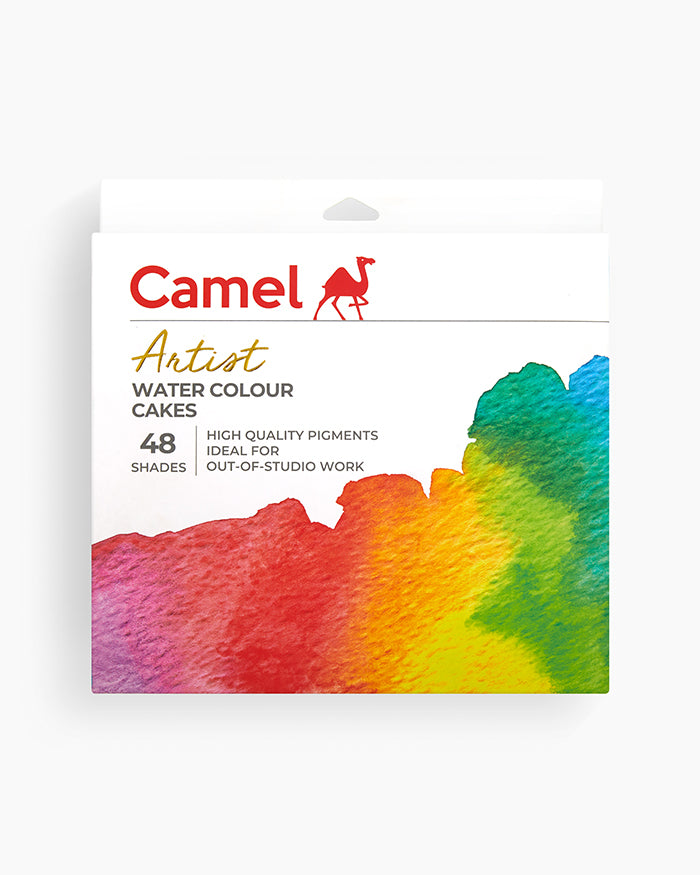 CAMEL ARTIST WATER COLOUR CAKES SET OF 48 (1048753)