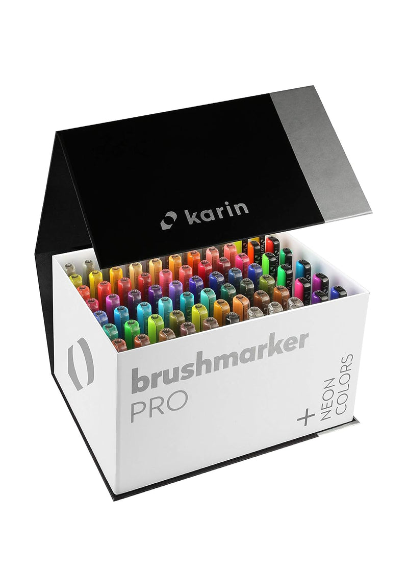 KARIN PRO BRUSH MARKER SET OF 72+3 BLENDER (27C13)