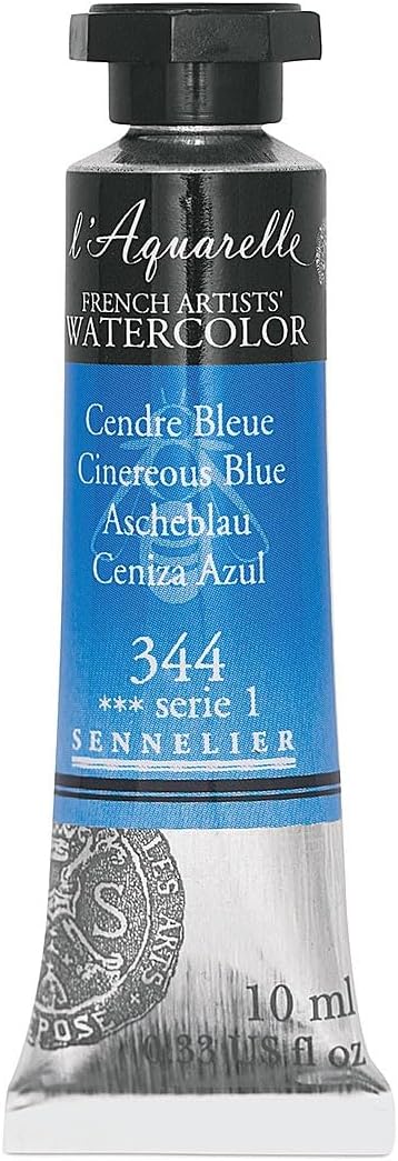 SENNELIER FRENCH ARTIST WATER COLOUR 10 ML SR 1 CINEREOUS BLUE (344)