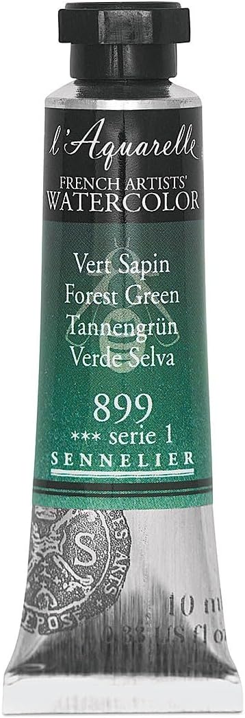 SENNELIER FRENCH ARTIST WATER COLOUR 10 ML SR 1 FOREST GREEN (899)