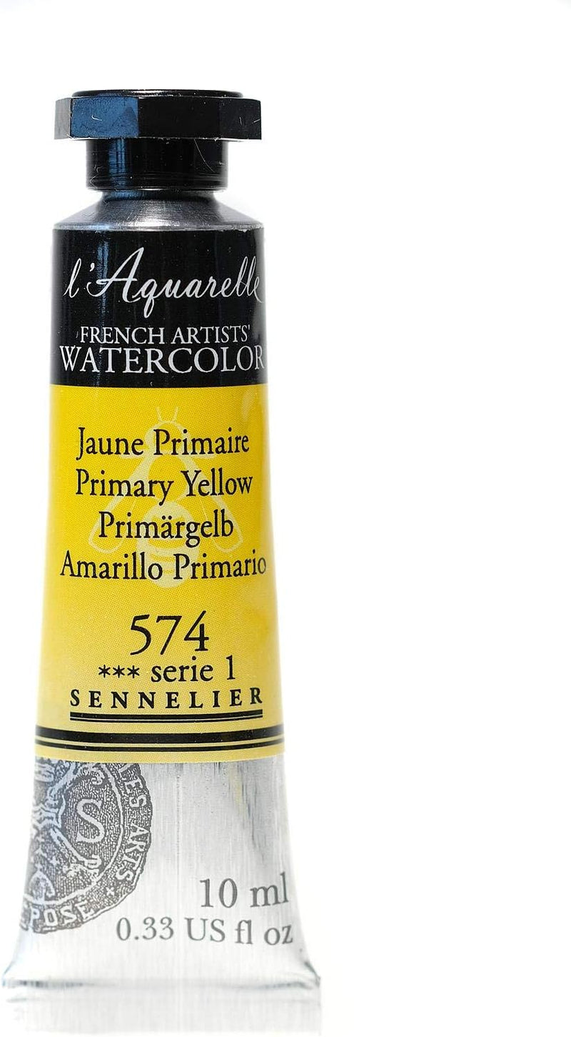 SENNELIER FRENCH ARTIST WATER COLOUR 10 ML SR 1 PRIMARY YELLOW (574)