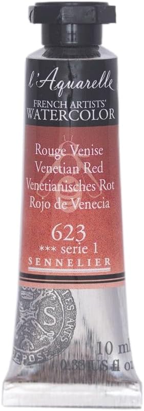 SENNELIER FRENCH ARTIST WATER COLOUR 10 ML SR 1 VENETIAN RED (623)